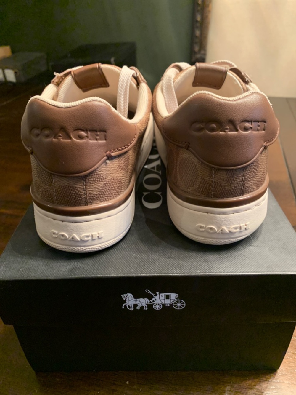 Coach Lowline Coated Canva Sneakers - Picture 4 of 6